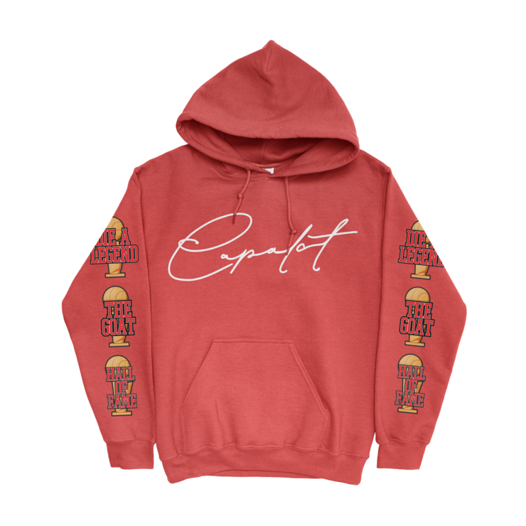 CAPALOT CURSIVE HOODIE – RED
