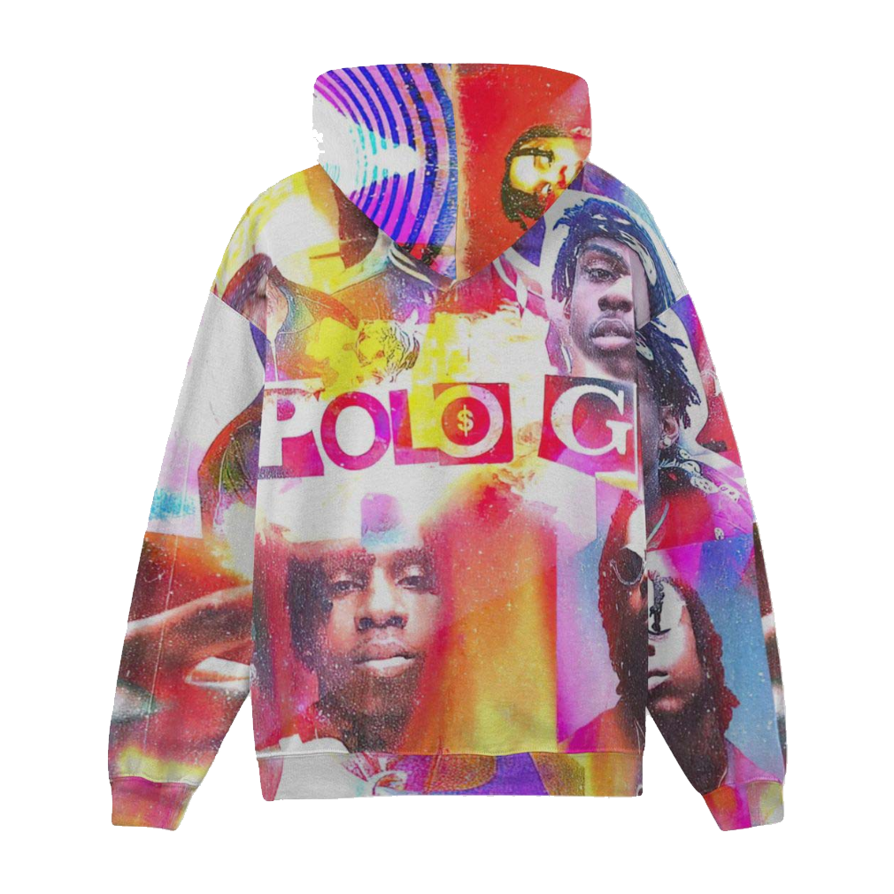 Polo G Rainbow Colors Hoodie Polo G Rainbow Colors Hoodie